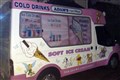 Not cool: Man held after police chase pink ice cream van through city