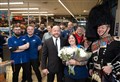 IN PICTURES: Colleagues get engaged at the checkouts inside Highland Aldi 