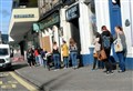 Queues outside Primark ahead of shops reopening