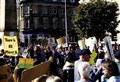 Climate change protest in Highland capital calls for action
