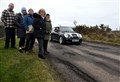 Dire straights on pothole-peppered Black Isle (and the corners aren't much better) 