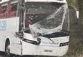 WATCH: Aftermath of lorry and coach crash on busy Highland trunk road