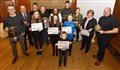 Ross and Cromarty Sports Council award winners take a bow
