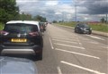 Major traffic jams outside Dingwall