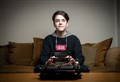 WATCH: Highland typewriting teenager does homework on vintage machine