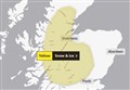 Snow warning issued by Met Office
