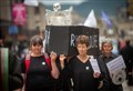 PICTURES: Extinction Rebellion 'funeral procession' brings endangered species campaign to Highlands