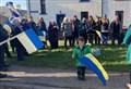 Cromarty community turn out in solidarity with Ukraine at Black Isle gathering