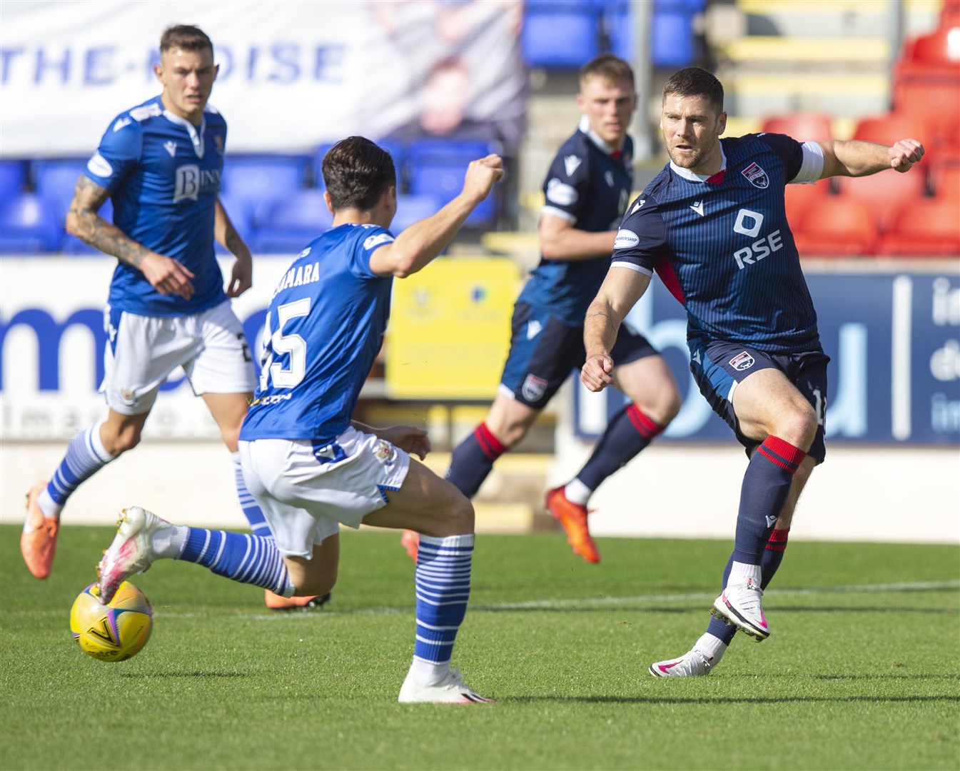 Iain Vigurs' free kick was the decisive moment for Ross County against St Johnstone last weekend.