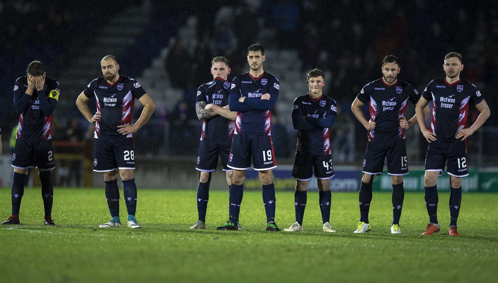 The Staggies suffered the agony of being knocked out of the Scottish Cup on penalties in the last derby match.
