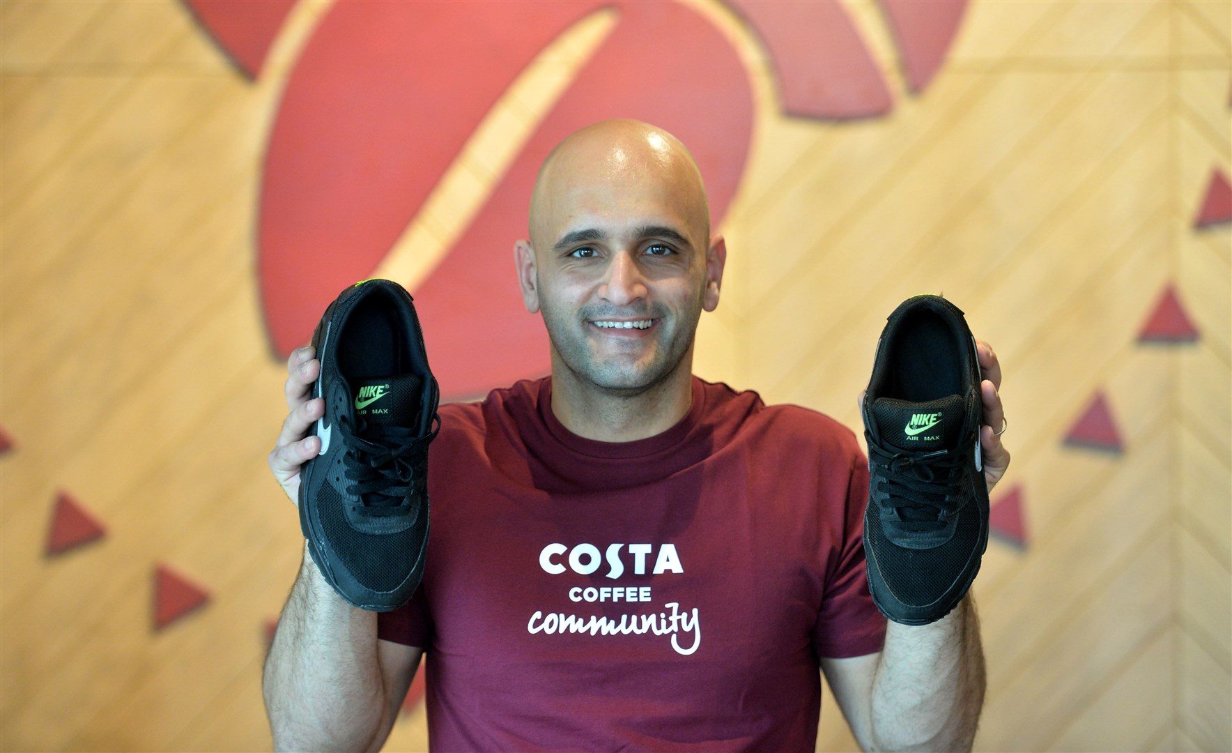 Costa Coffee manager Diogo Monteiro is doing the Loch Ness Marathon for The Costa Foundation.