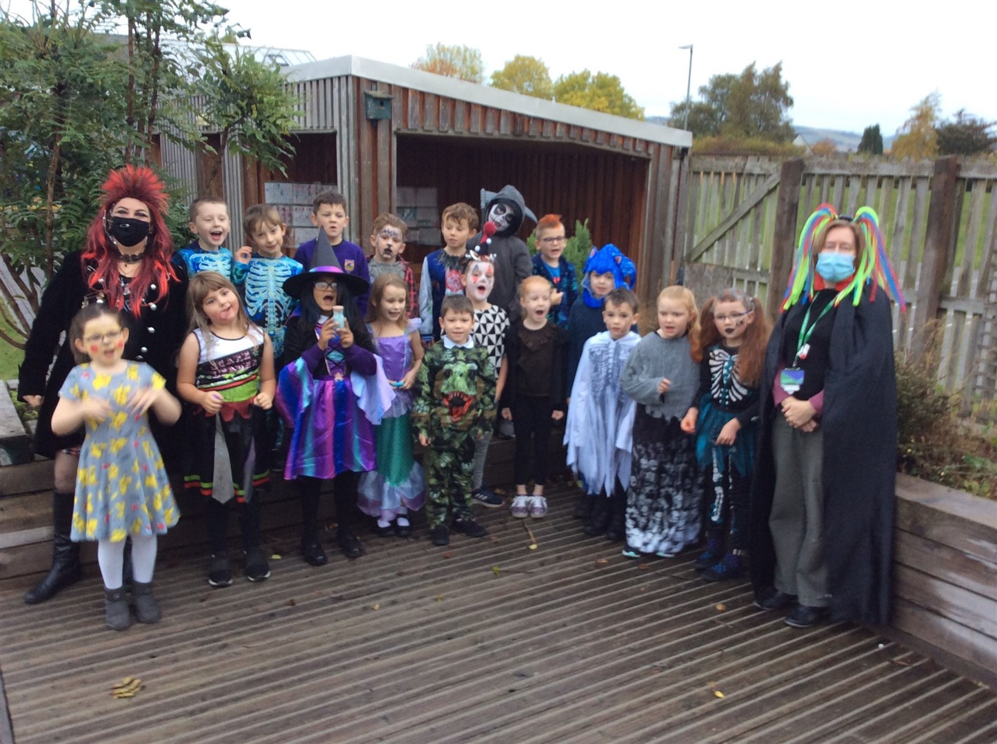 The school made the invitation and youngsters – and staff – took up the challenge.