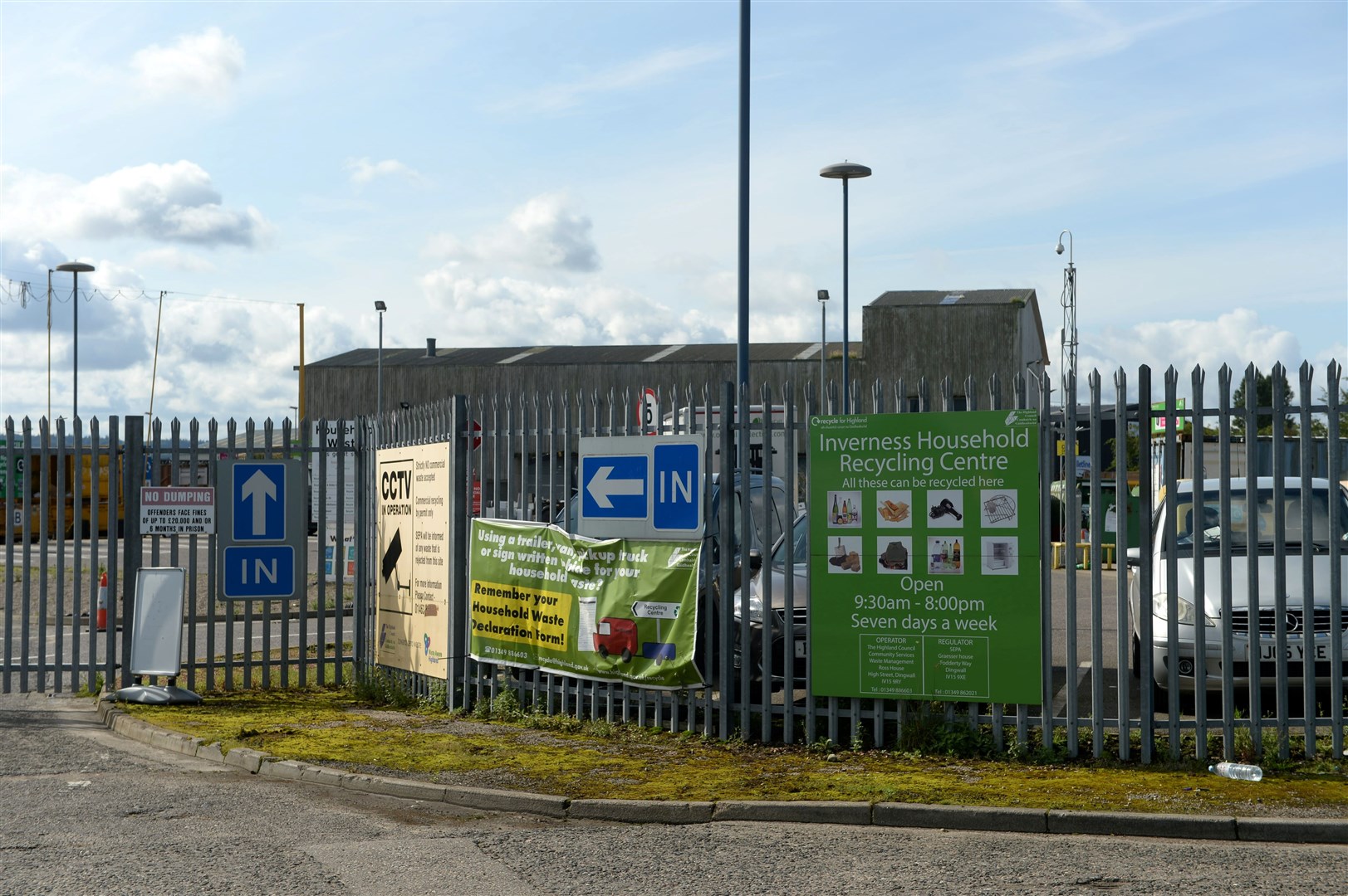 Household waste recycling centres in the Highlands are reintroducing materials which were temporarily restricted.