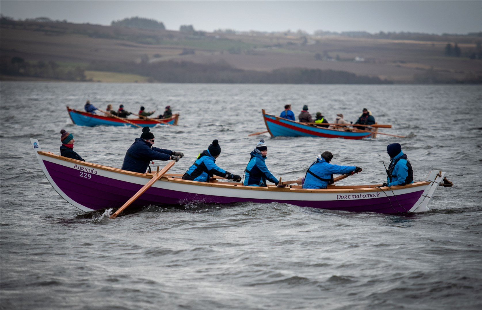 A supportive community of like-minded people has built up around the sport in Ross-shire - as seen here at a launch near Storehouse of Foulis.Picture: Callum Mackay