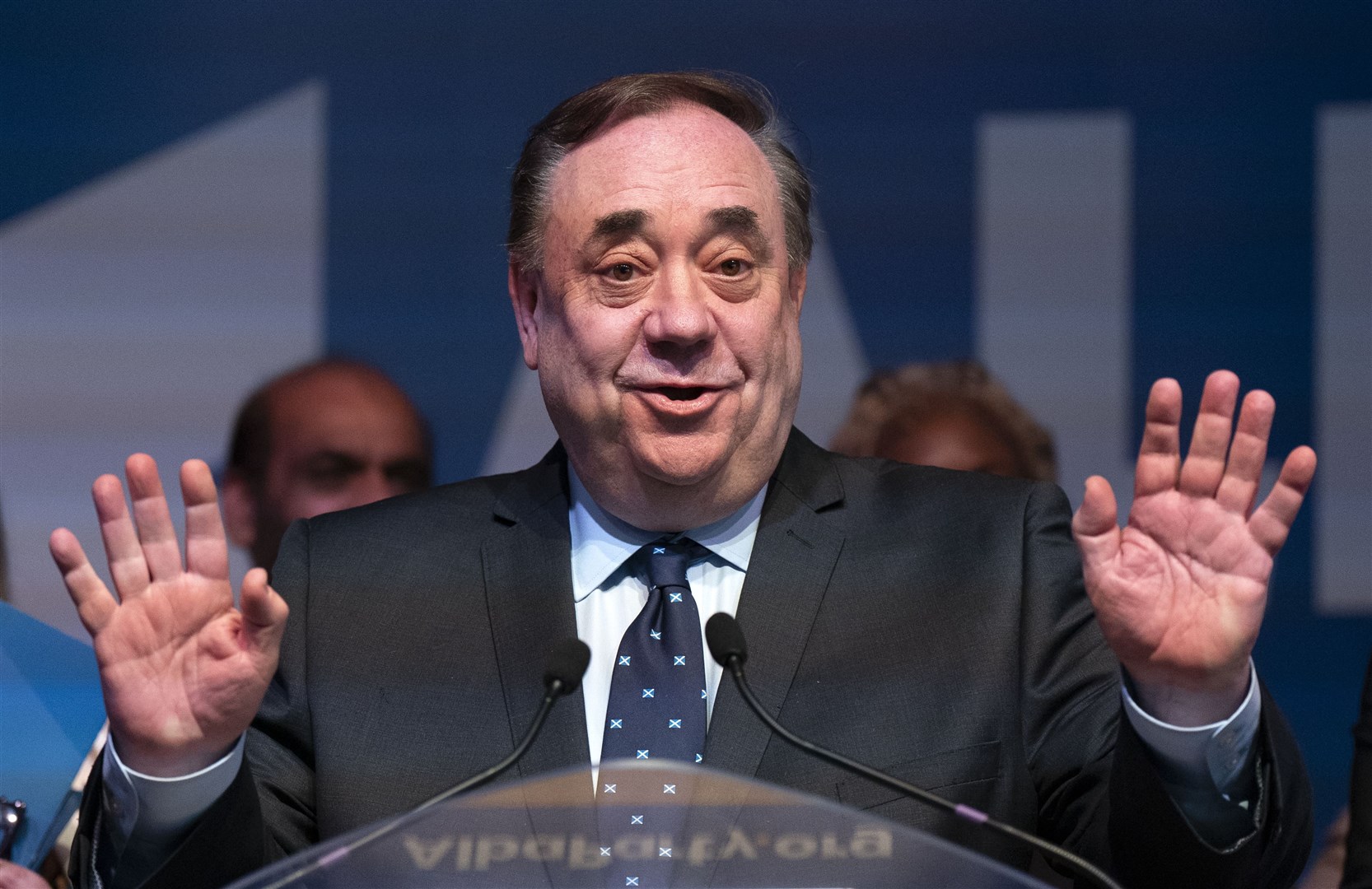 Former first minister Alex Salmond said the SNP’s deal with the Greens was ‘causing difficulties’ (Jane Barlow/PA)
