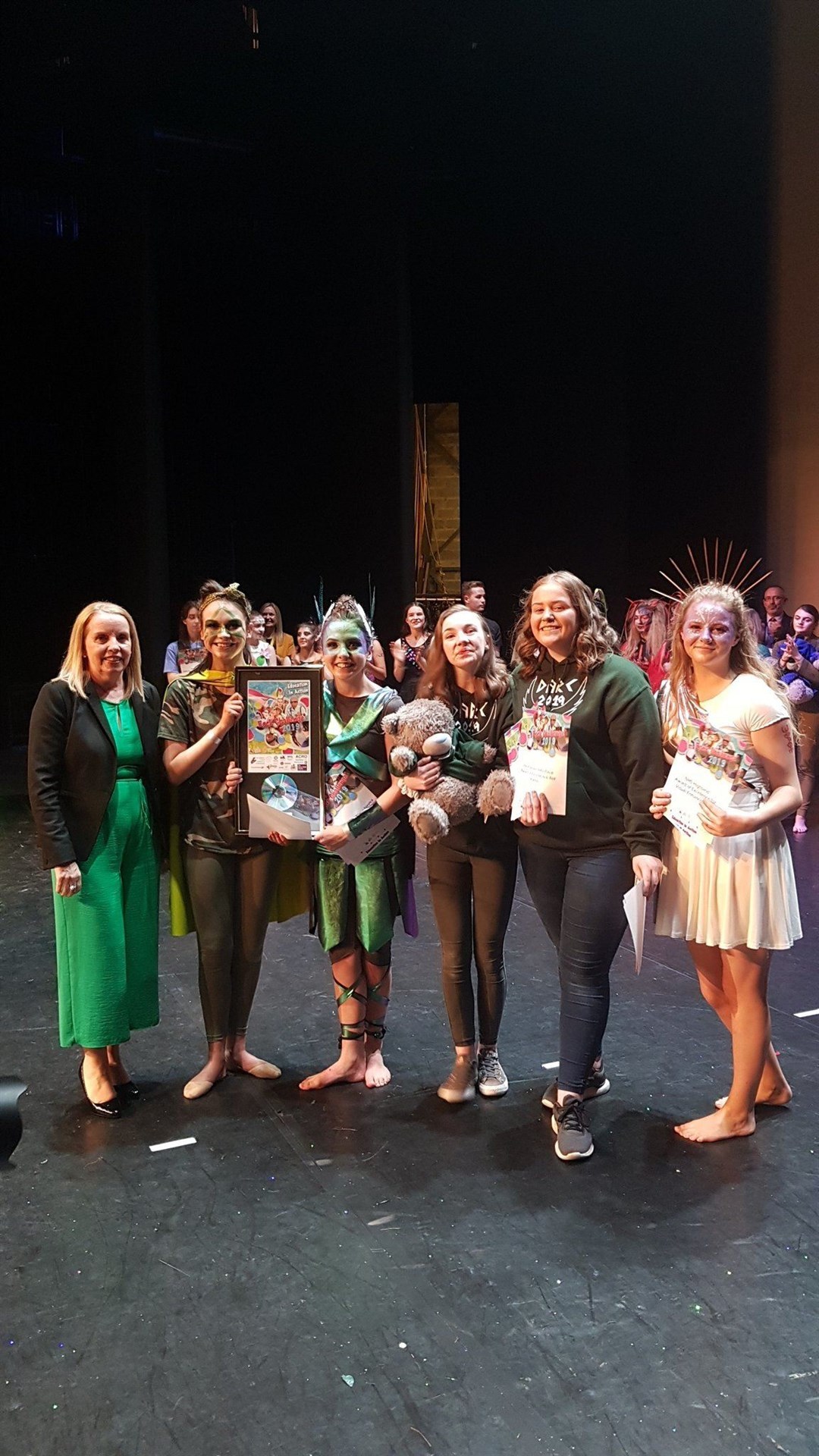 Dingwall Academy won the first Highland heat of the Rock Challenge.