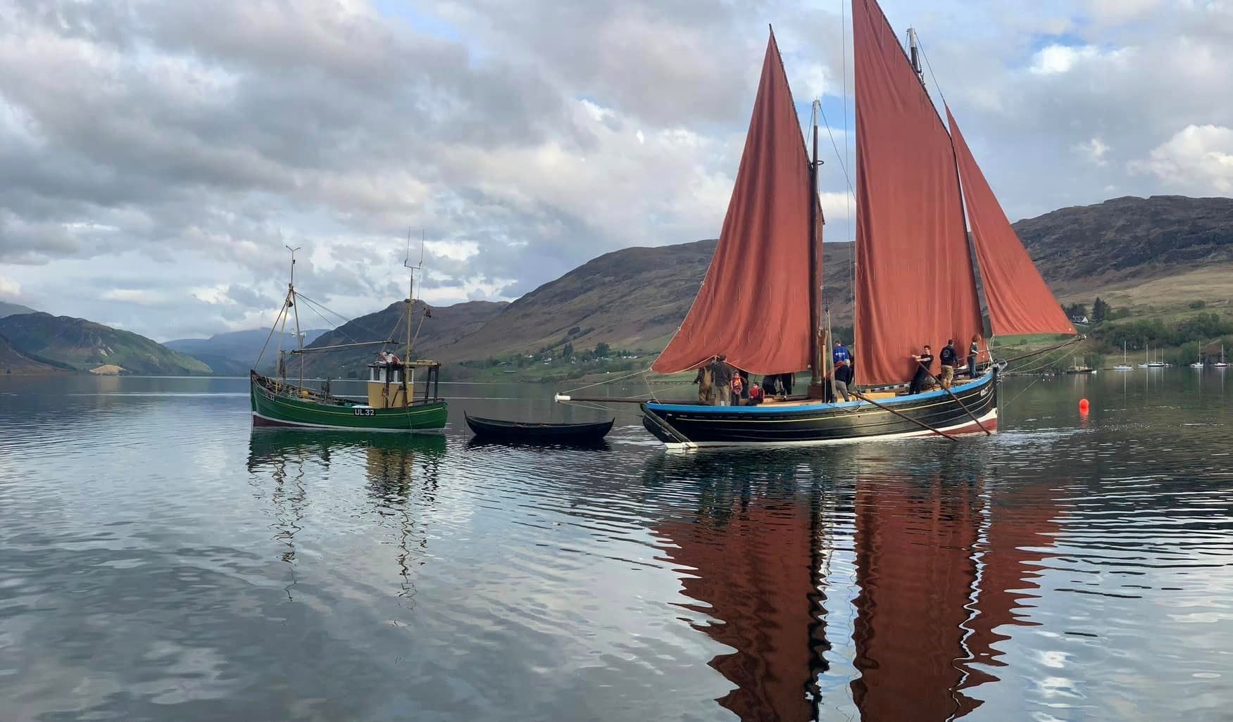 Launch of the St Vincent on Lochbroom. Picture: Noel Hawkins.