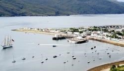 Ullapool provides the picturesque backdrop for the festival at which people can also enjoy music and entertainment.