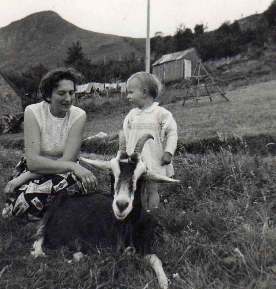 Rena and her daughter in later life.