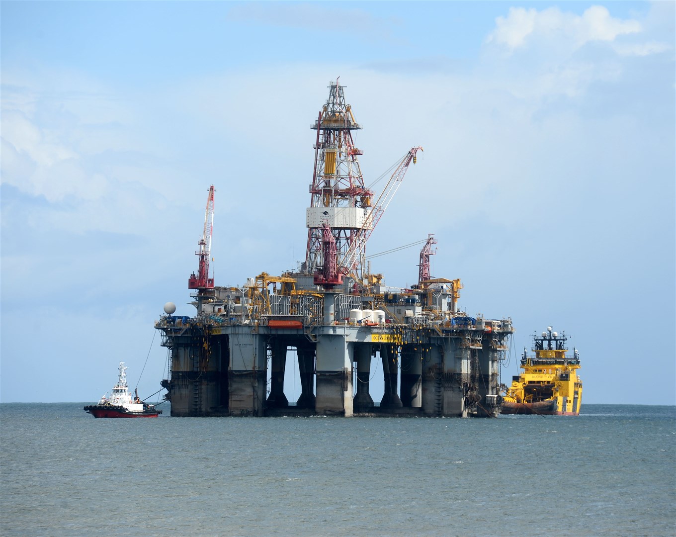 The oil and gas sector provides jobs for almost 1000 people in the Highlands and Islands. Picture: Gary Anthony..