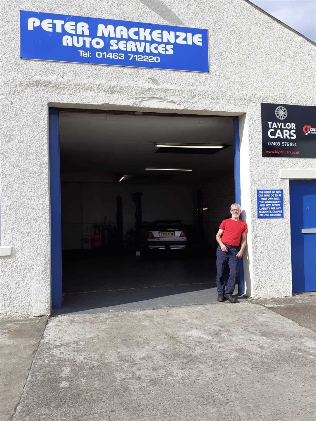 Peter Mackenzie at Auto Services.