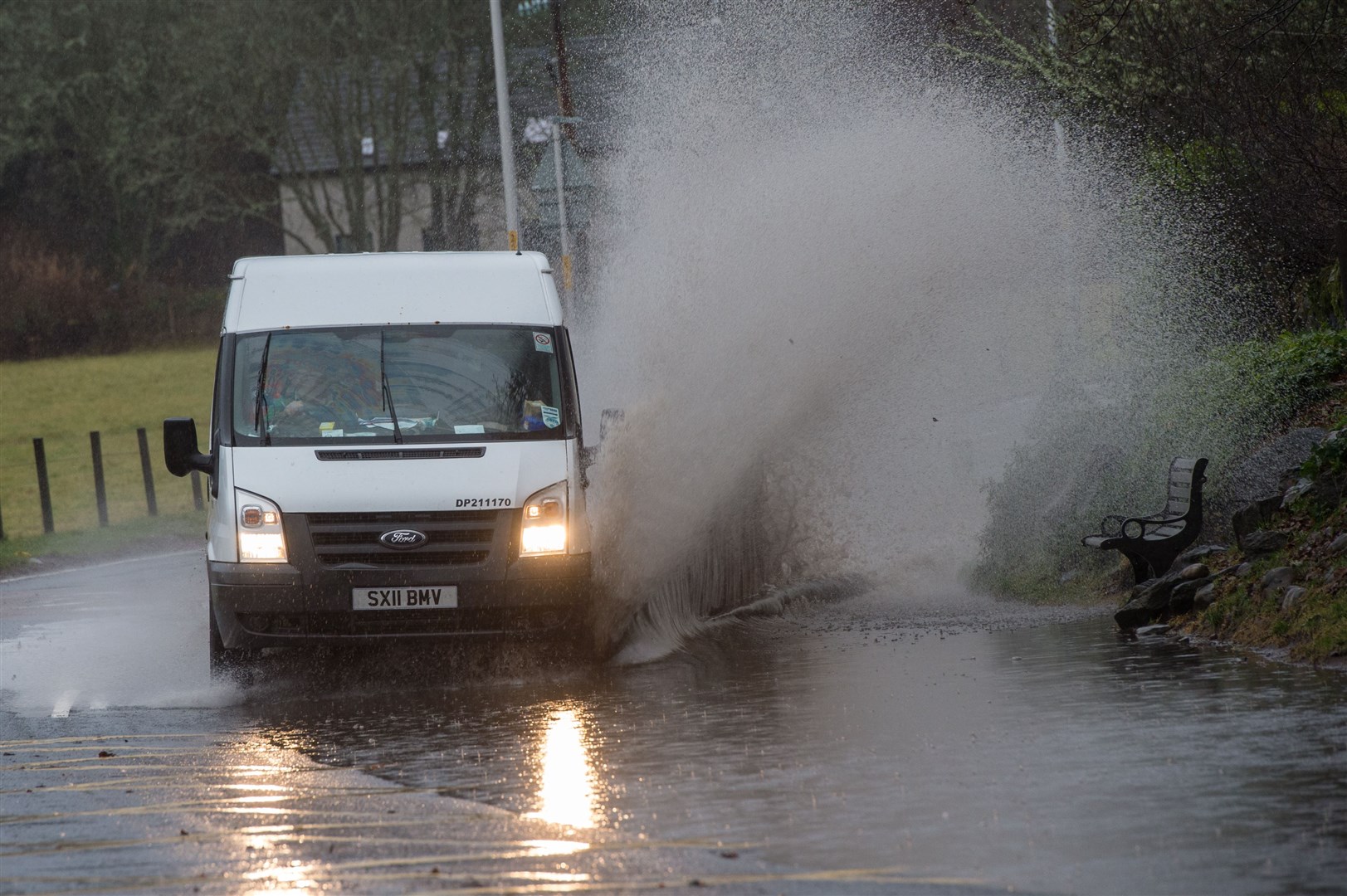 Flooding could cause problems across large parts of the Highlands this weekend (stock image).