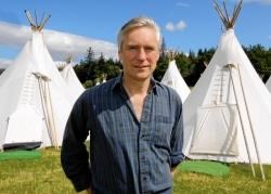 Festival organiser Joe Gibb at Belladrum, which has sold out