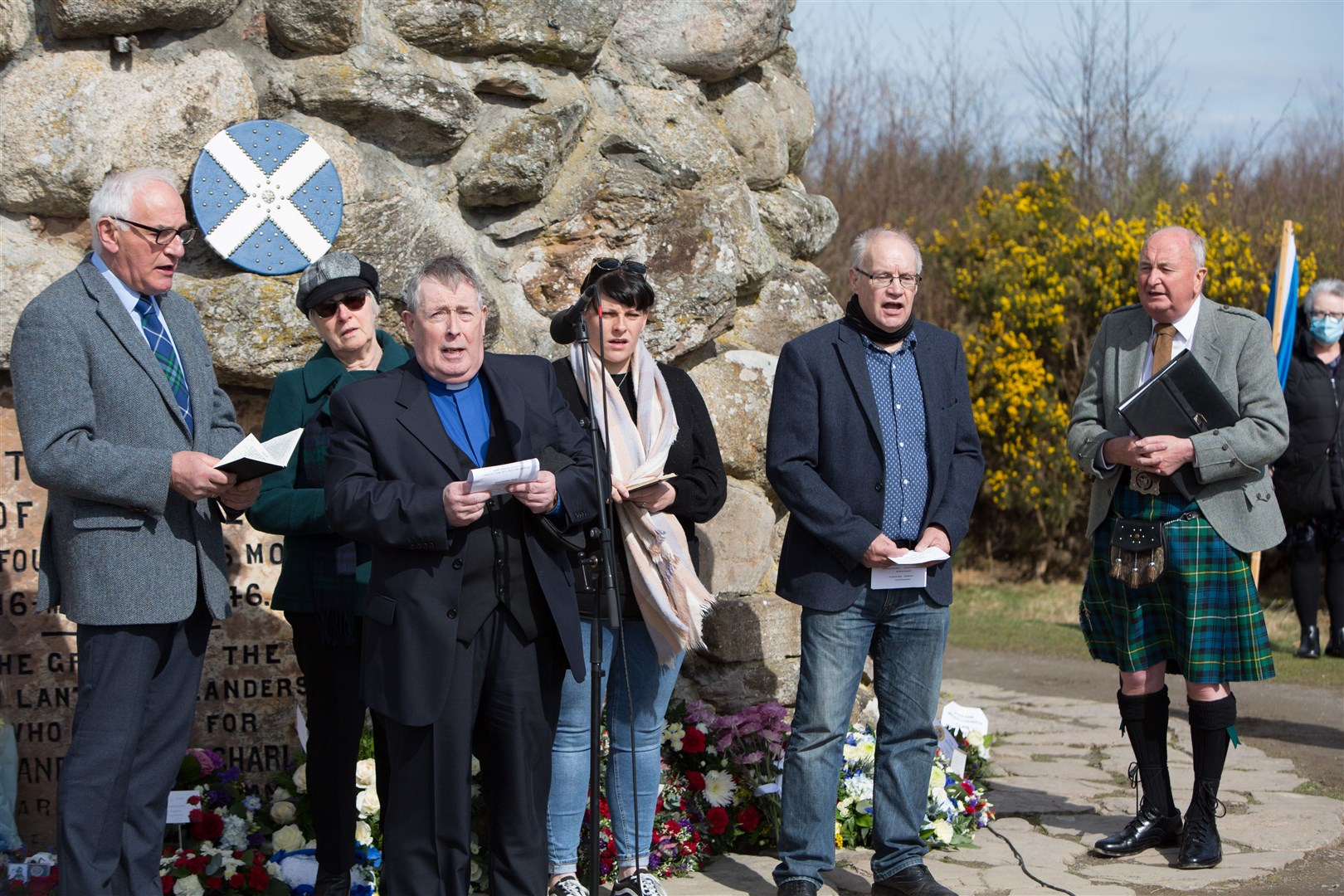 A service was held by the Gaelic Society of Inverness to commemorate the Battle of Culloden.