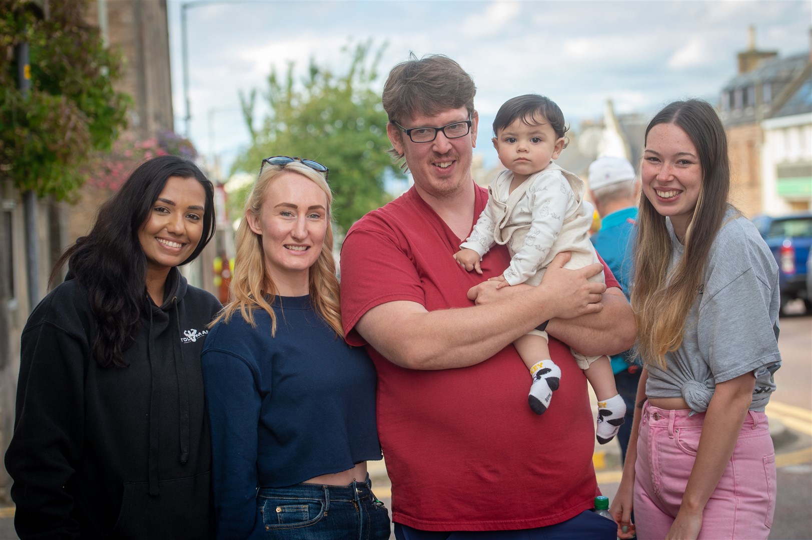 Kushi Stoltman, Siobhan Houldridge, Dan Hipkiss, Jax Manton and Emma McBride. Picture: Callum Mackay..