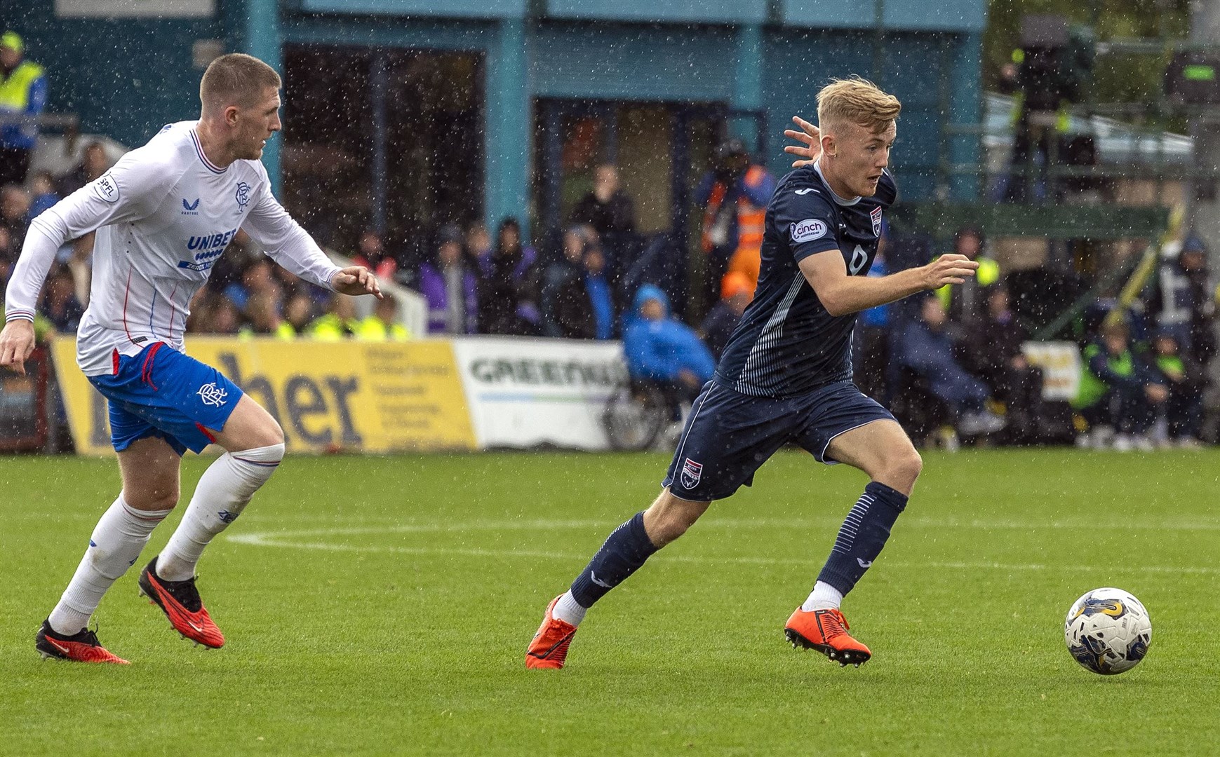 The Staggies will have to deal with a Rangers side in supremely impressive form. Picture: Ken Macpherson