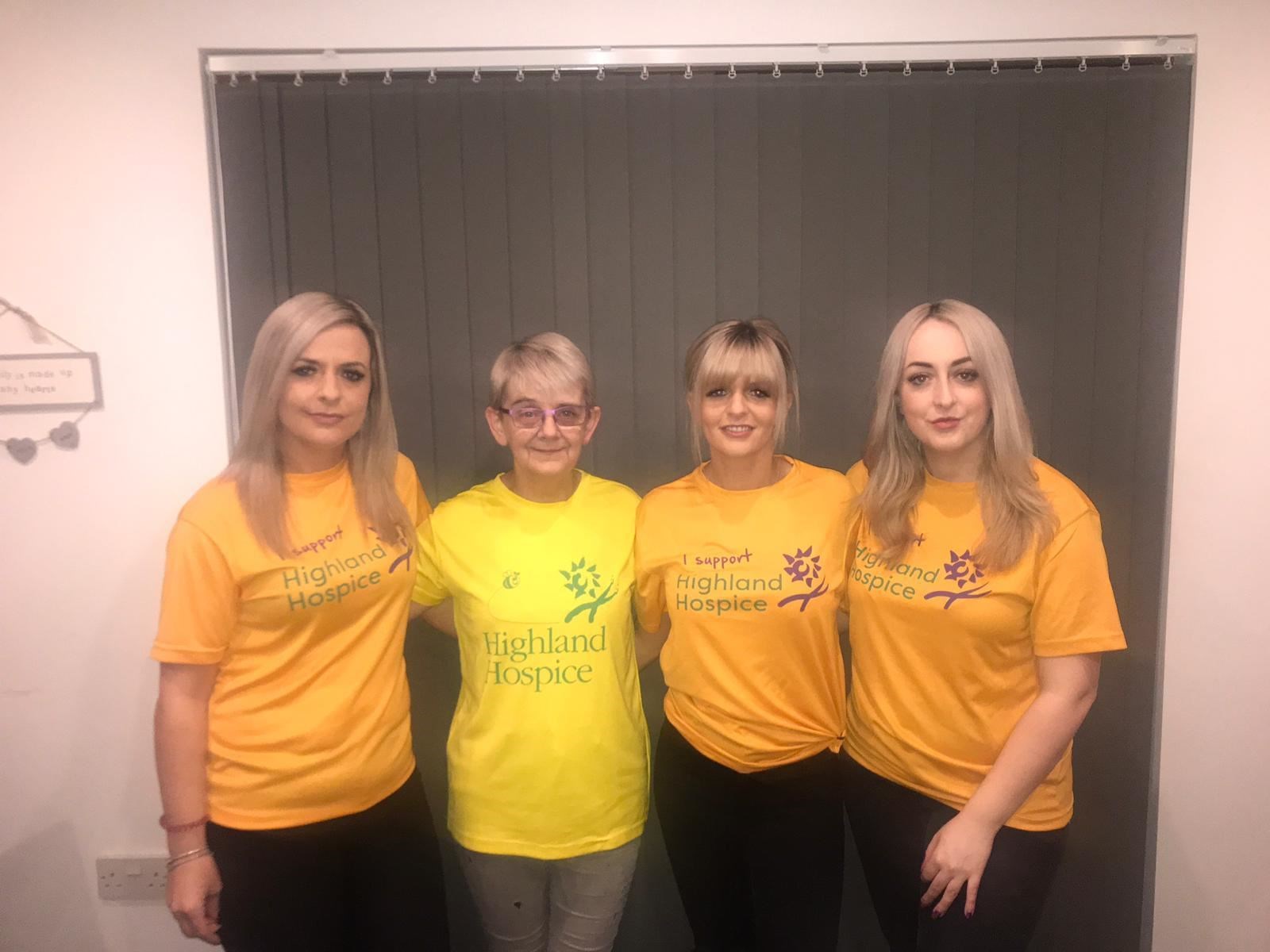 Fiona Jack (from left), Elizabeth Donaldson, Jillian Jack and Lauren Foster are organising the event as part of their continued support for Highland Hospice.