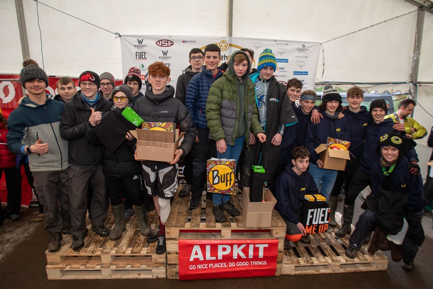 Invergordon Academy won the eights title at Strathpuffer. Picture: Gary Williamson Photography