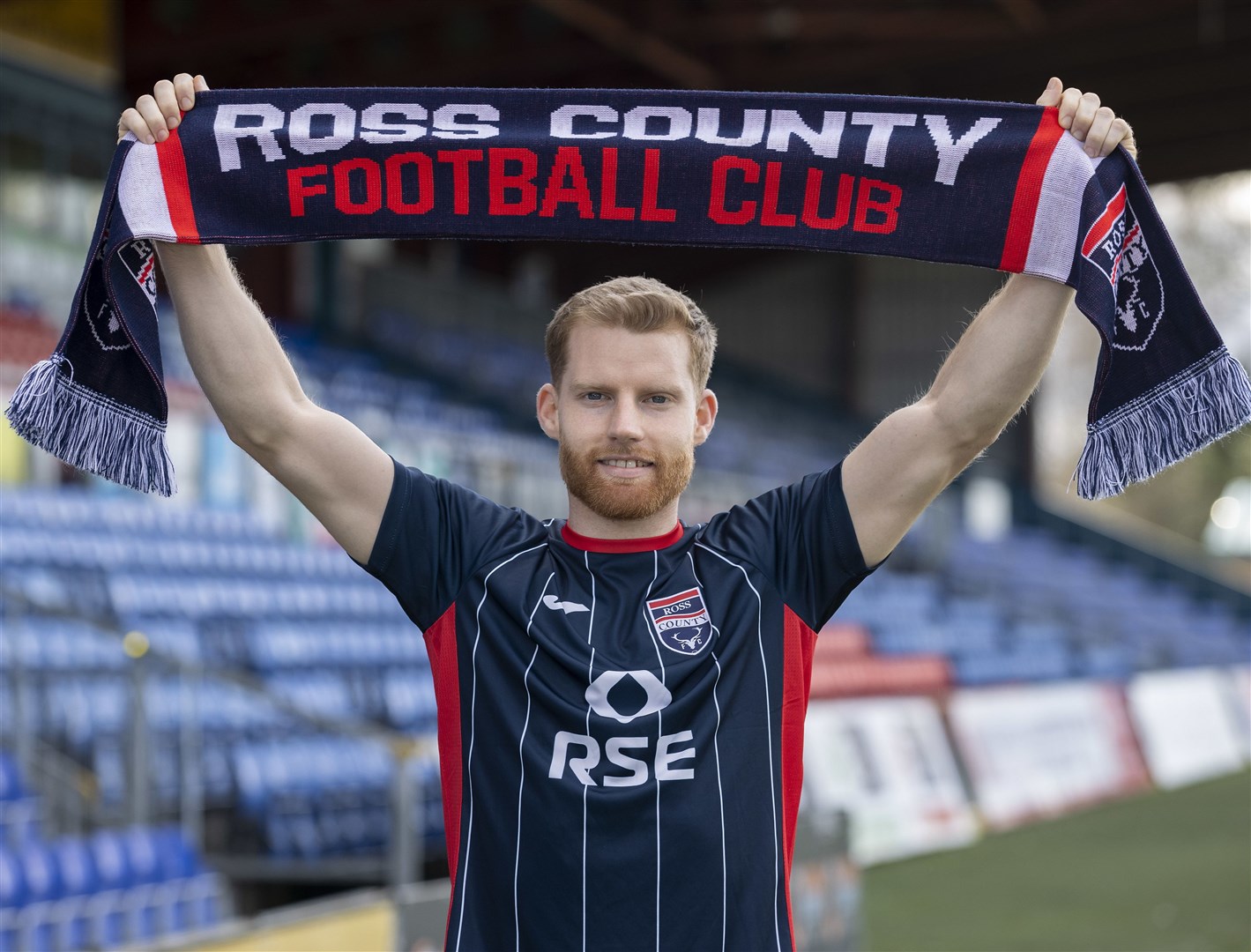Josh Sims signed for Ross County last week, but fans may not see him start a match for a while as he builds up his fitness. Picture: Ken Macpherson