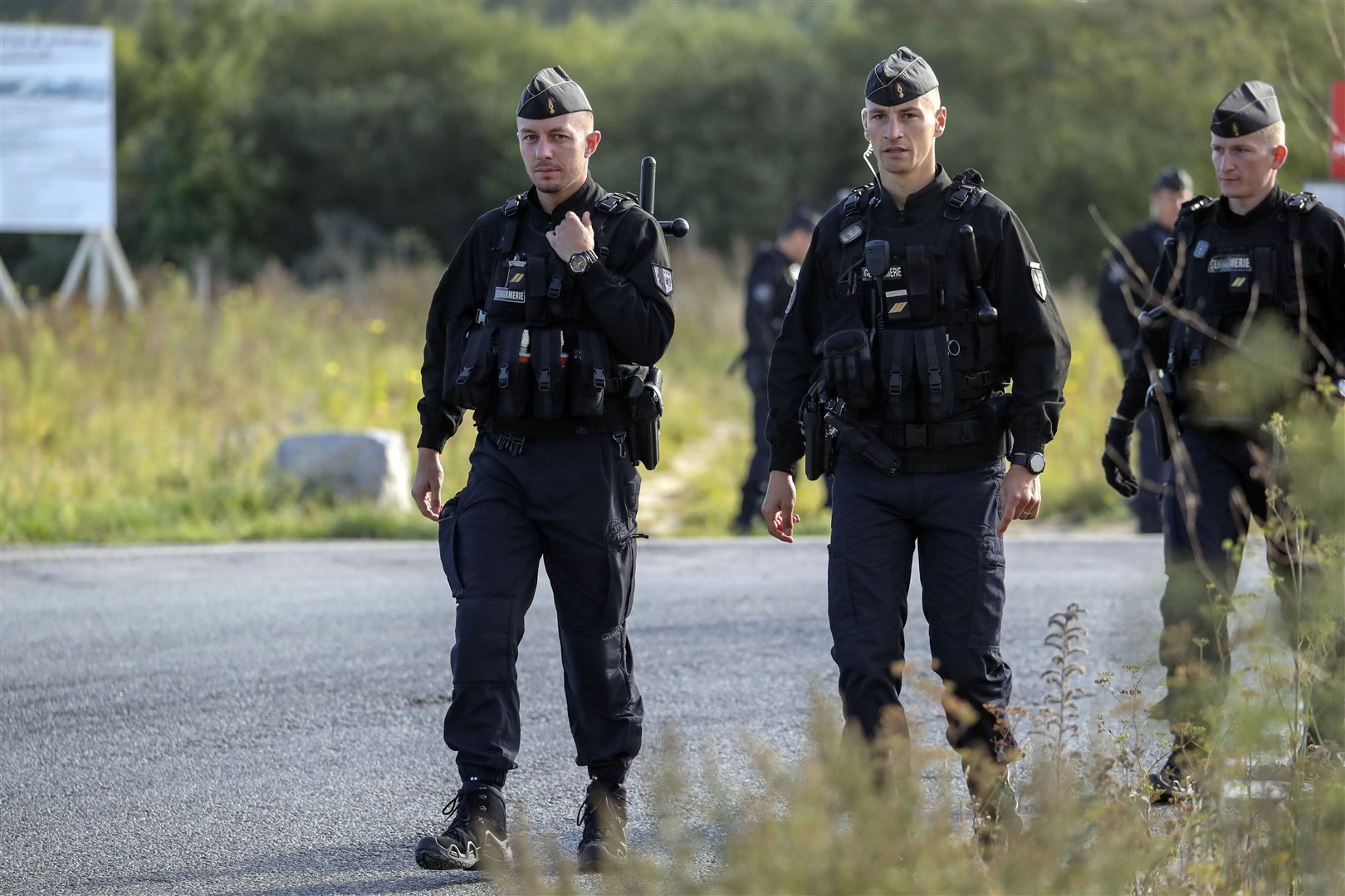 The Intervention Group of the National Gendarmerie tactical unit was called and a negotiator persuaded the couple to give themselves up (Steve Parsons/PA)
