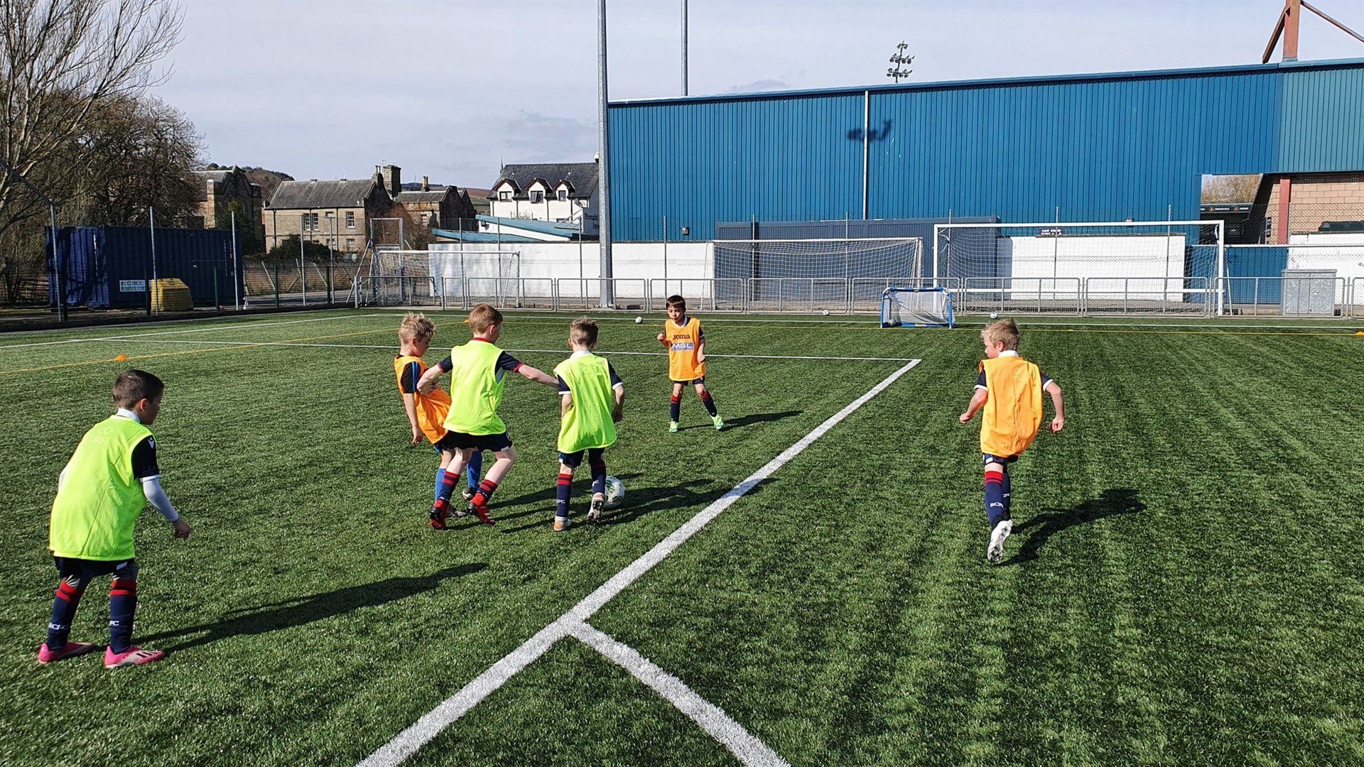 Kids training session at Ross County