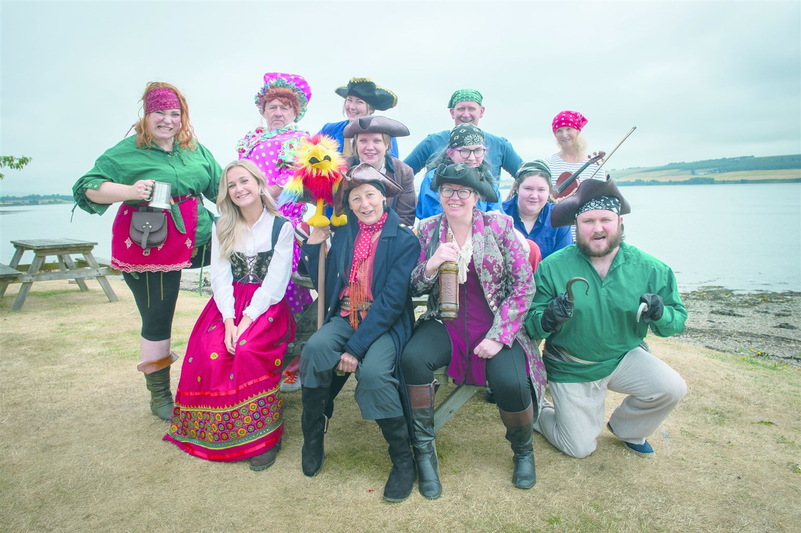 Dingwall Players during a production of Treasure Island. Next – 'the Scottish play'!