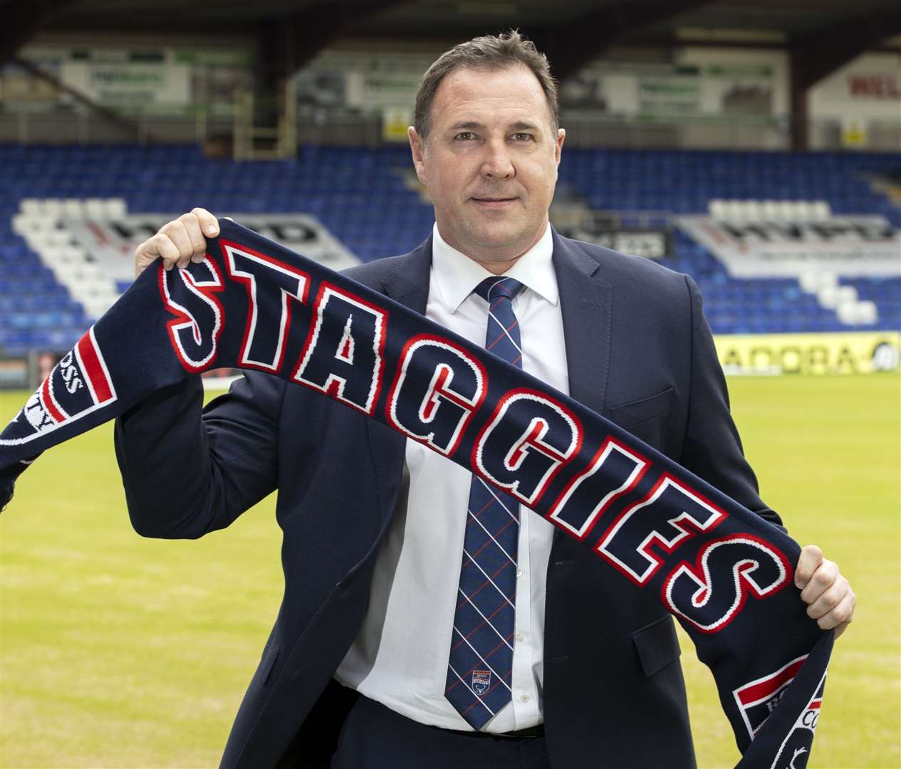 Picture - Ken Macpherson, Inverness. Malky Mackay on his first day in Dingwall.