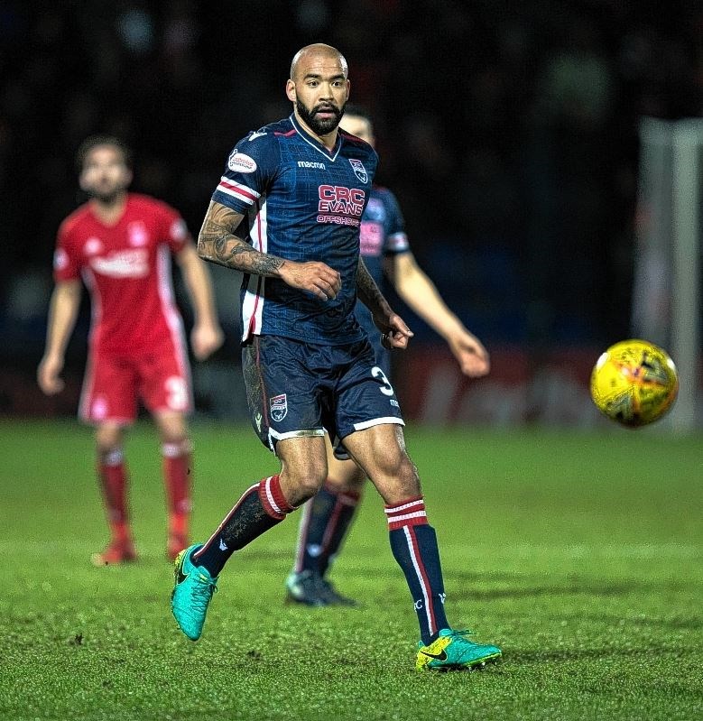 Ross County vice-captain Liam Fontaine has been out of action since November 10, with the belief that his season was over. Picture: Ken Macpherson
