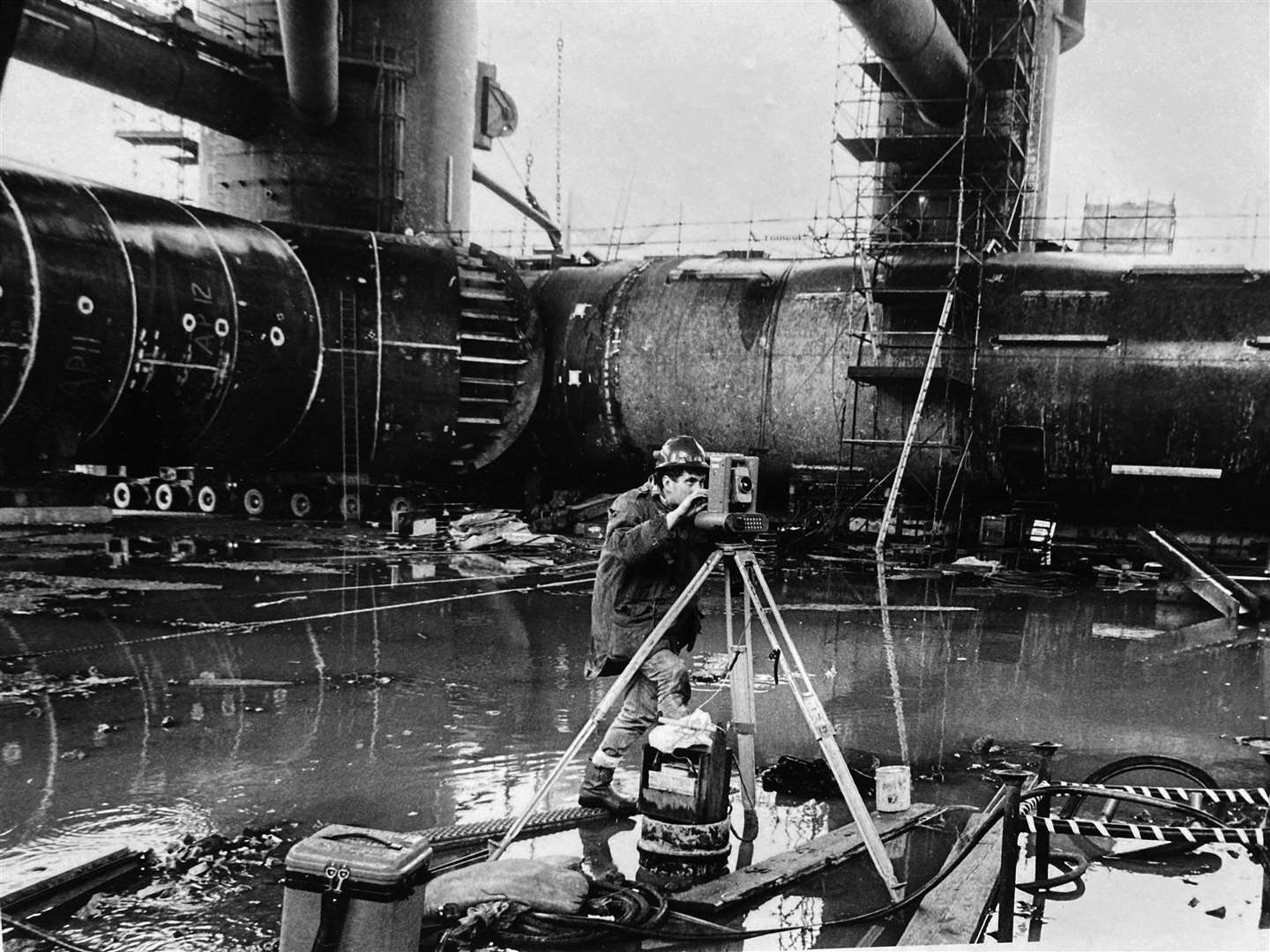 Photographer Craig Mackay in his younger years at Nigg. Picture: Scotch