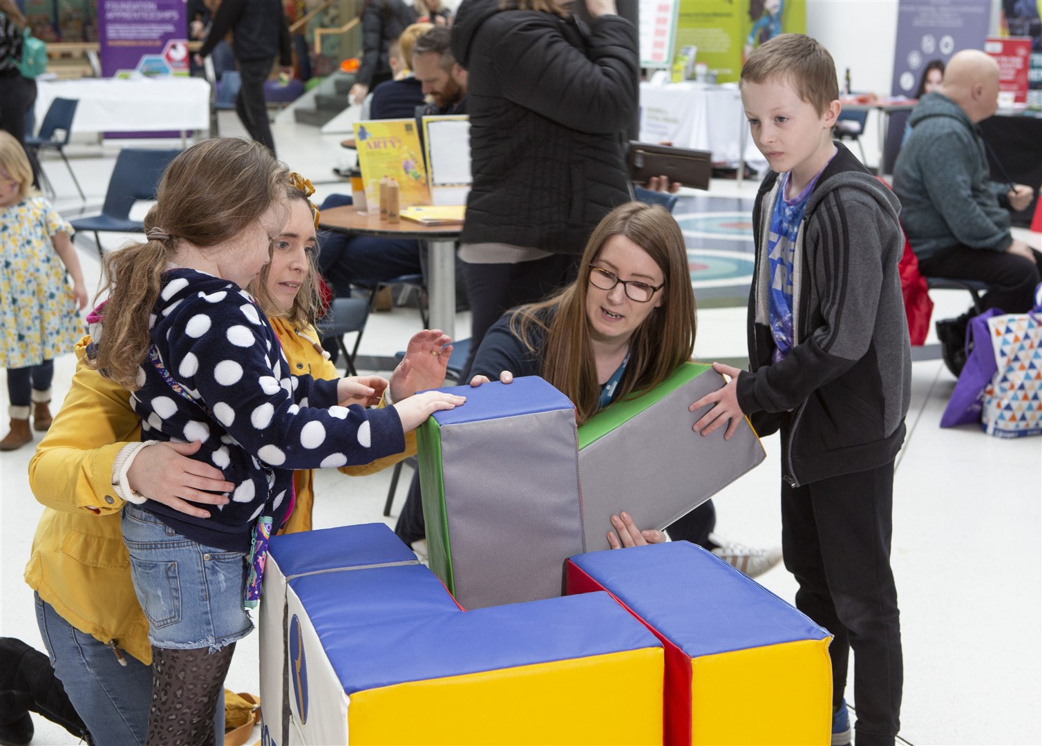 Jade O'Hara from construction company Robertson joins Emily and Charlie Macleod for some puzzle solving at the Eastgate Centre.