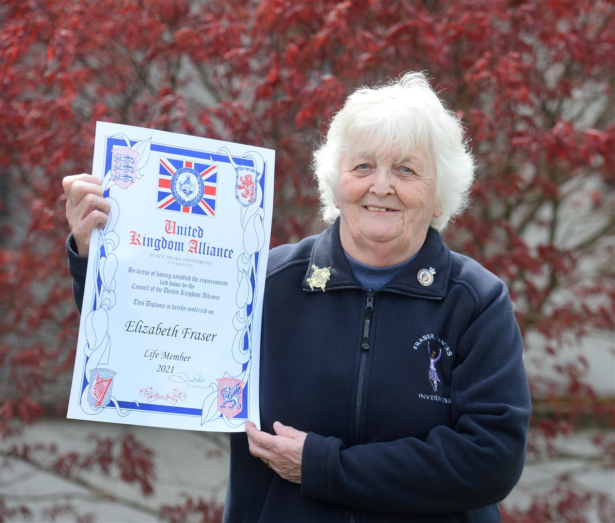 Elizabeth Fraser has been made a life member of the United Kingdom Alliance of Professional Dance Teachers. Picture: Gary Anthony