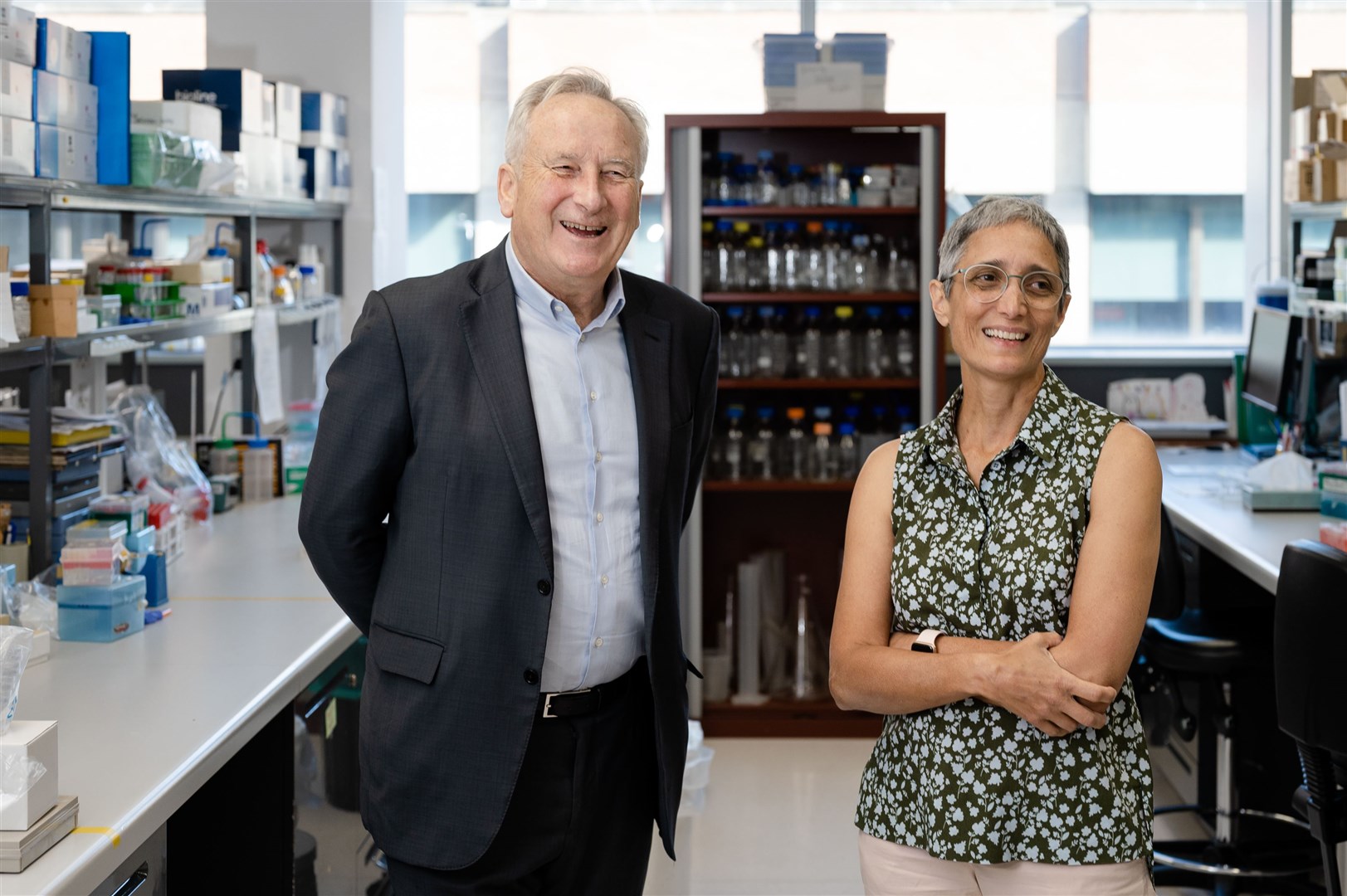 Researchers Professor Tom Kay and Professor Helen Thomas (St Vincent’s Institute of Medical Research/PA)