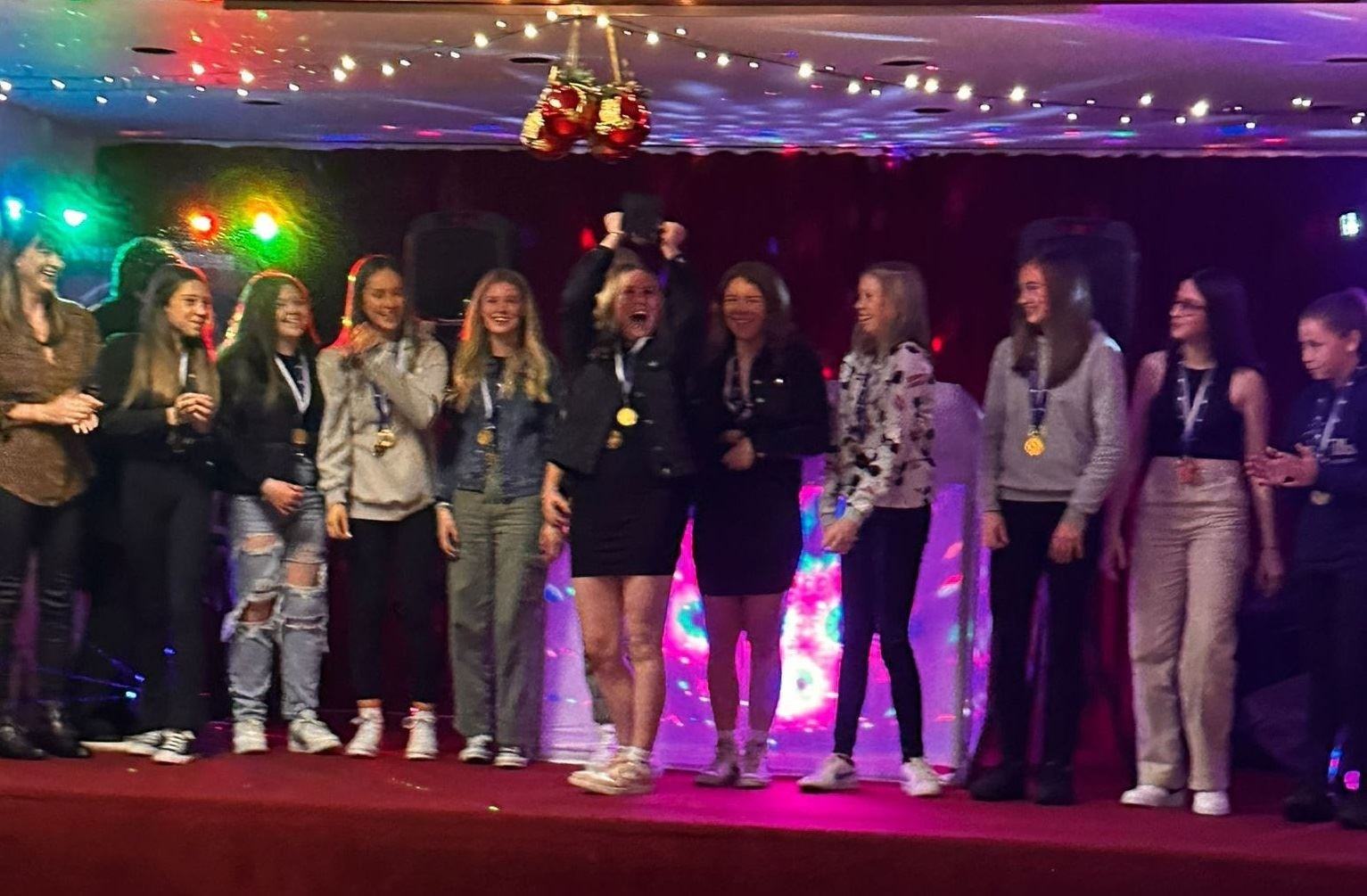 Ross County's under-14 girls' squad went unbeaten on their way to winning the Highland League.