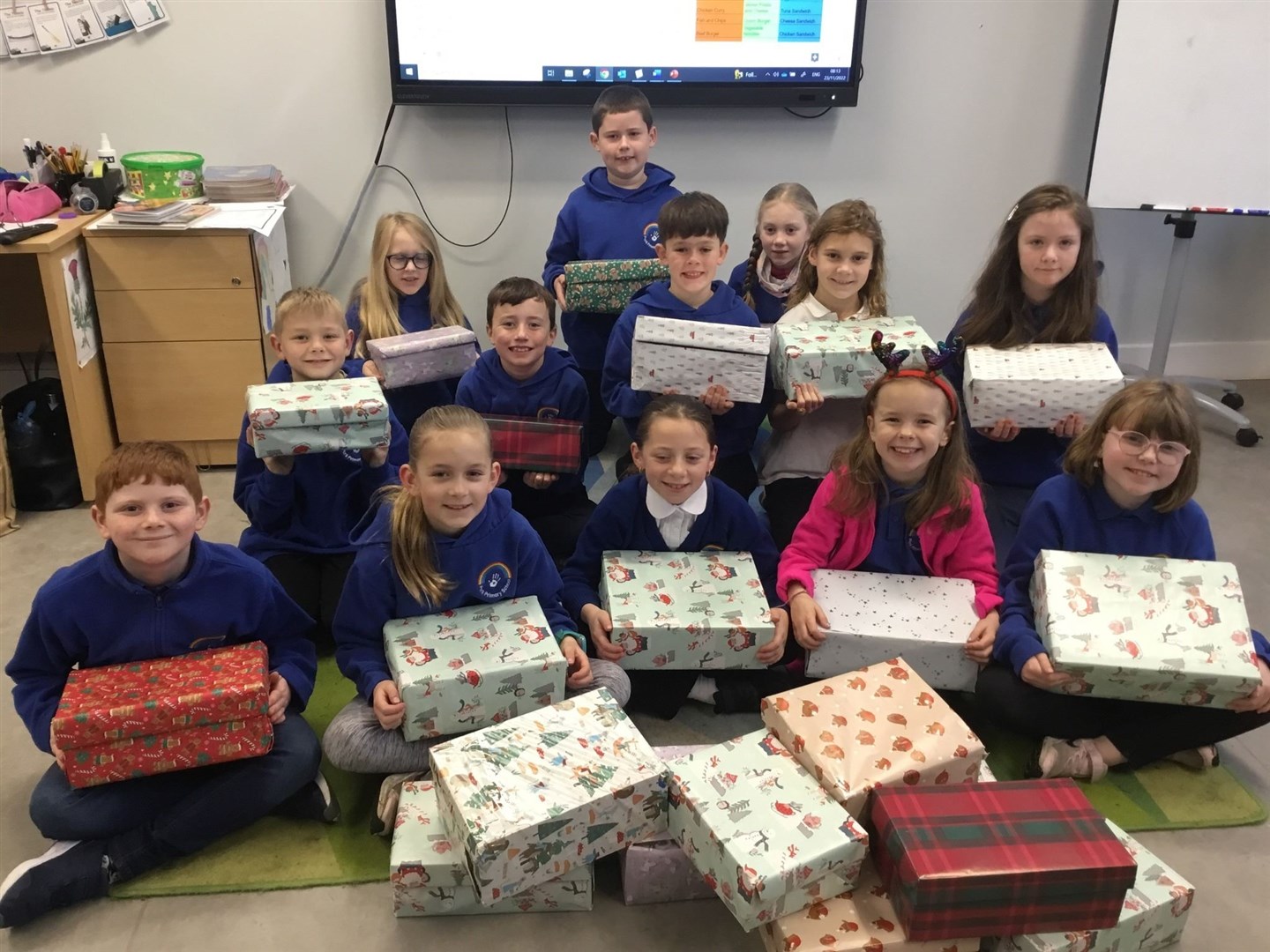 Park Primary pupils have masterminded a terrific boost for the Blythswood appeal. Picture: Park Primary