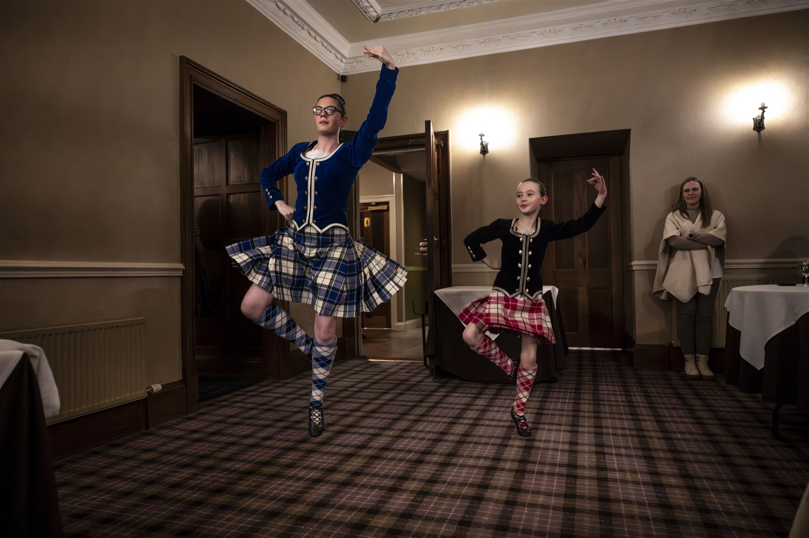 The Highland dancers stole the show. Picture: Elliot Roberts Shooting