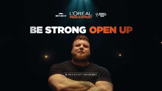 Tom Stoltman is part of the L'Oreal campaign on what it really takes to be a strong man.