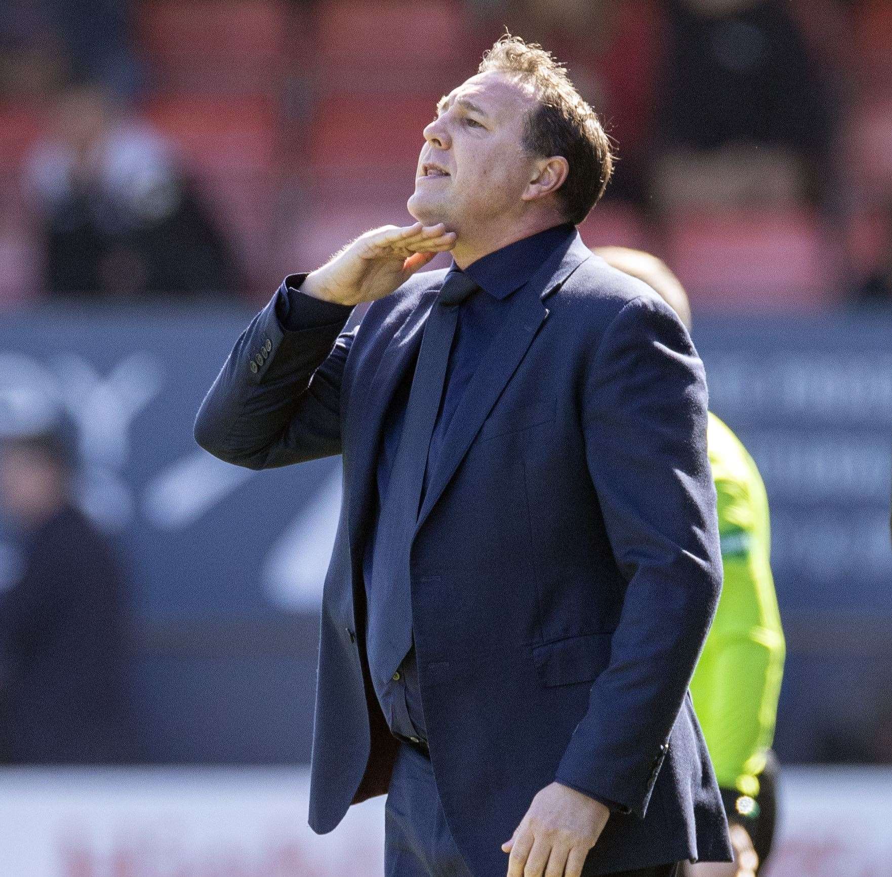 Malky Mackay will need his side to keep their chins up in the final week of the season. Picture: Ken Macpherson