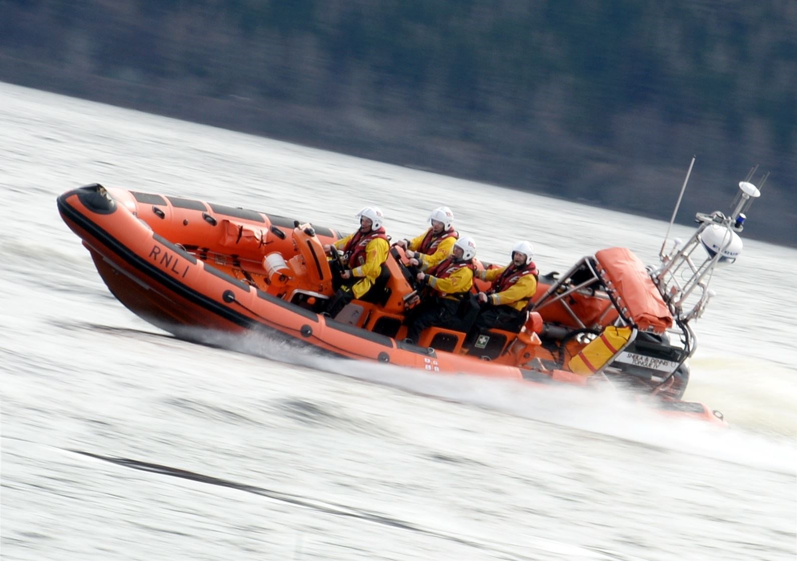 An RNLI class B lifeboat in action (stock image).