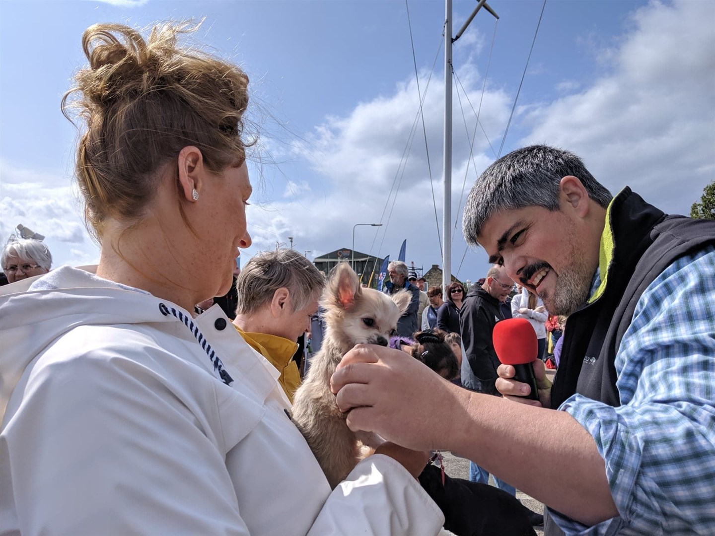 Easter Ross Vets supremo Paco Morera was charmed by the turnout of four-legged friends – some familiar faces from his day job.