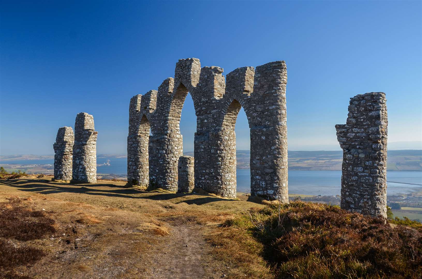 Fyrish monument is among the routes provided in the app. Picture by: Walkhighlands.